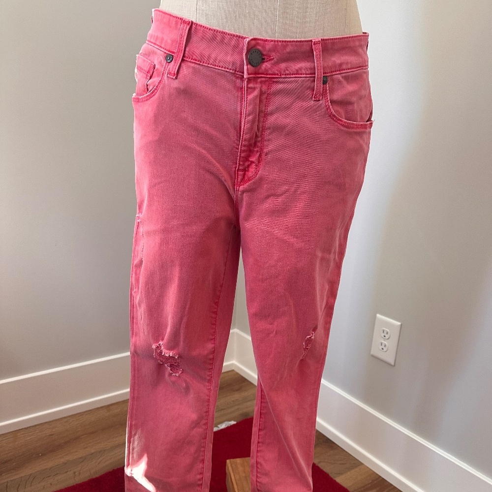 Red Parker Smith jeans